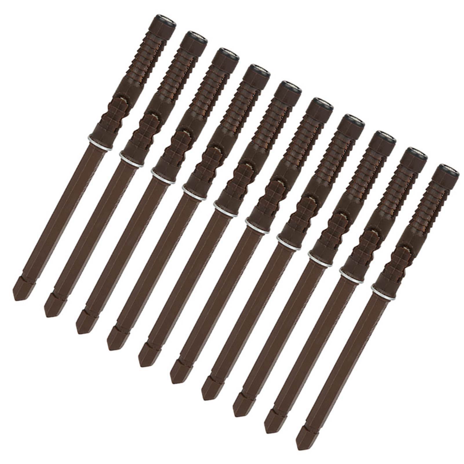 

10Pcs 10x100 Concealed Wall Shelf Support Shelf Rack Fixing Brackets Kit Accessory