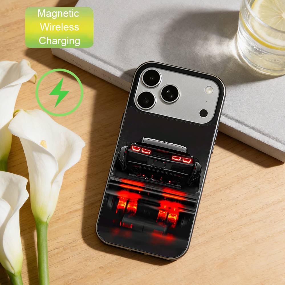 

Sleek Car Z-ZL1 Phone Case For iPhone17,16,15,14,13,12,11 Plus,For Magnetic Wireless Charge Cover iPhone15