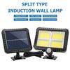 128 LED Solar Powered Outdoor Floodlight Wall Spotlight with Motion Detector