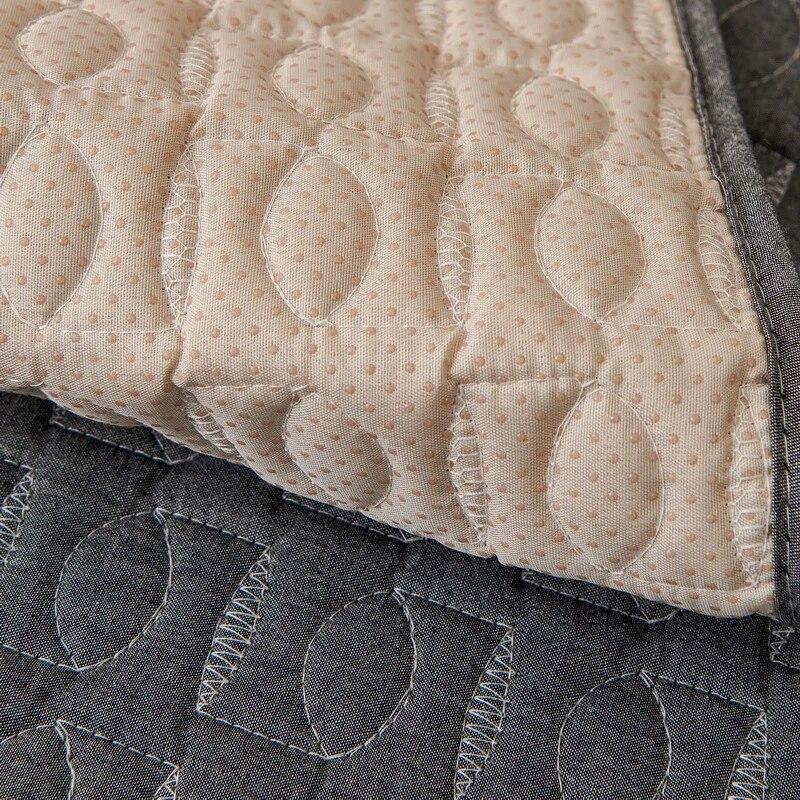 New Korean Little Fresh Sofa Mat Four Season Pure Cotton Anti Slip Cushion Winter Solid Color Fabric Art Sofa Cover Back Cushion