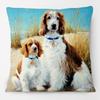 European Great Hunting Dogs Drahthaars Black Labrador Dog Poster Animals Painting Cushion Covers Decorative Pillowcase For Sofa