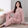 Pajamas Women'S Autumn And Winter Long-Sleeved Warm Island Fleece Thickened Coral Fleece Spring And Autumn Loungewear