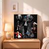 Michael Jackson Retro Dance Tribute 5D Round Diamond Painting Kit Diamond Embroidery Painting Rhinestones Mosaic Frameless Handwork Decoration Arts