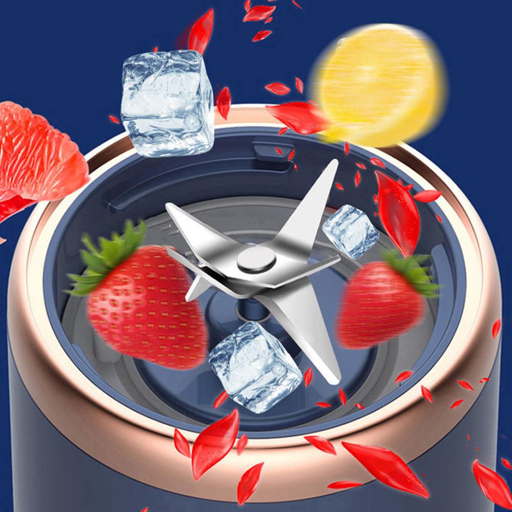 400ML Electric Juicer Mini Portable Blender Fruit Mixers Juice Extractor USB Rechargeable Smoothies Blender Juice Maker Machine