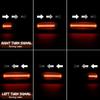2/4pcs 68led 3 in 1 LED Tail Light Sequential DRL Turn Signal Light Rear Brake Stop Warning Lamp For ATV Truck Trailer 12V 24V