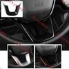 For Honda Civic 2022-2024 ABS Gloss Black Steering Wheel Lip Sheet Cover Trim