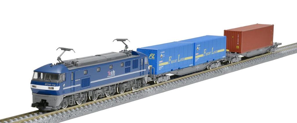 TOMYTEC N Gauge EF210 Type Container Train Set 3 Cars 98394 Railway Model Freight Car