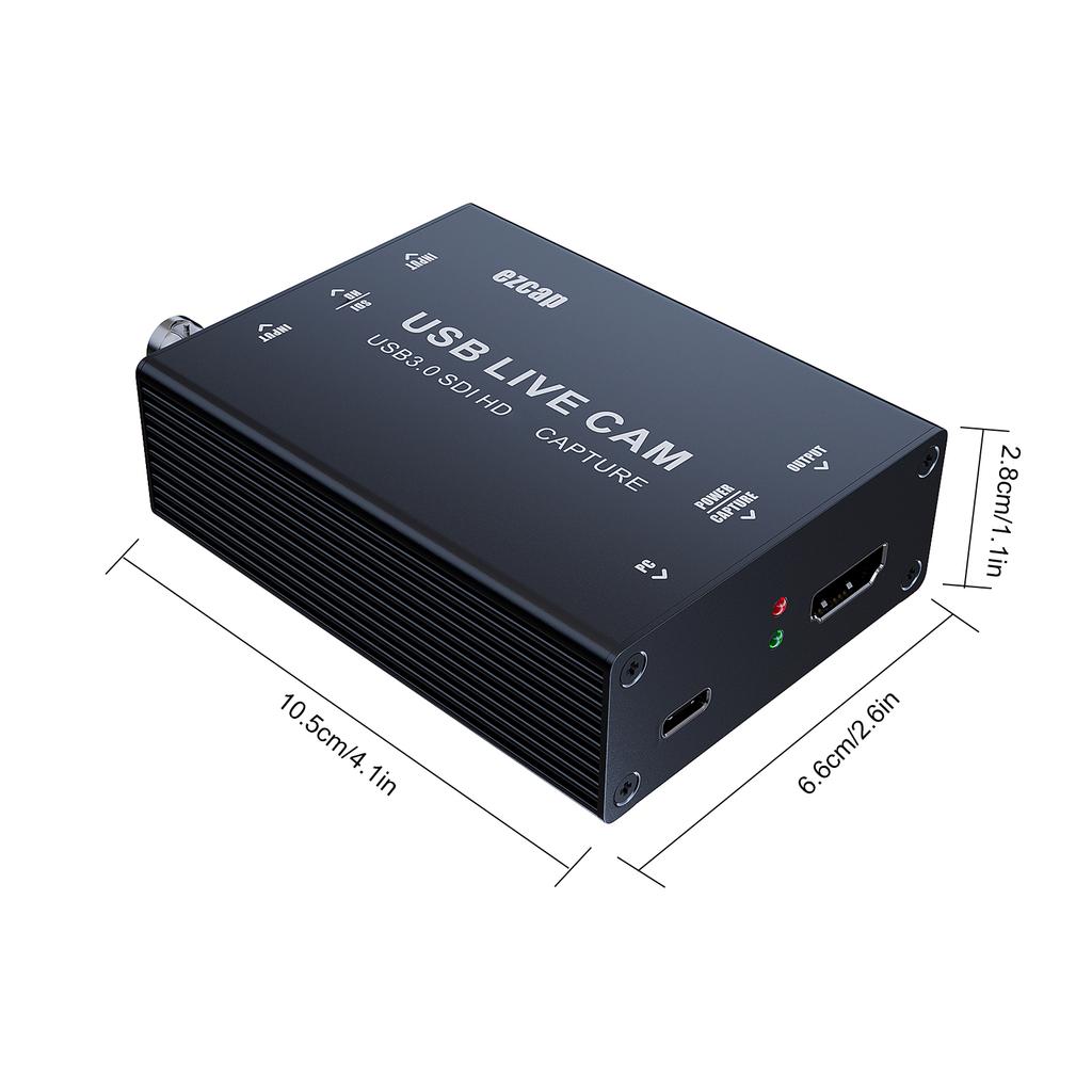 EZCAP327 HD USB3.0 SDI Game Video Capture Card 4K 30fps Video Recorder Card Grabber Device Game Live Streaming Device