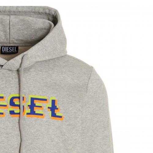 Diesel Mens Pixel Logo Hoodie