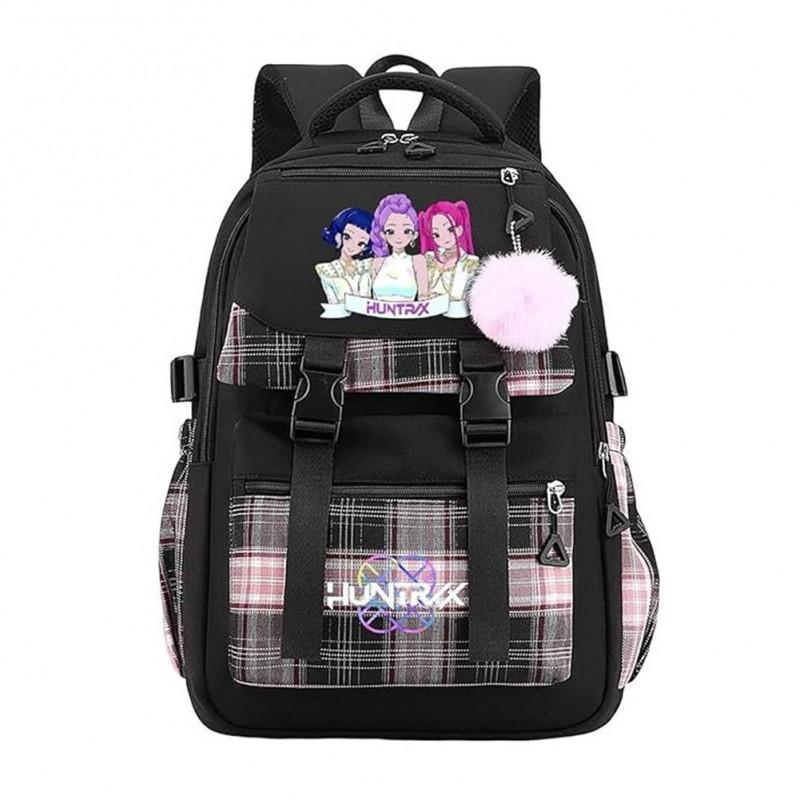 Stylish Anime Kpop Inspired Large Capacity Backpack Women Students Travel Campus Daily Use