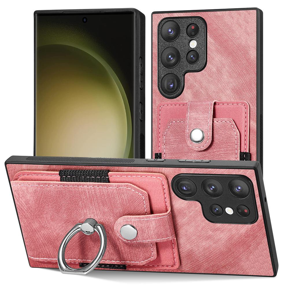 Husa portofel cu slot pentru card pentru Samsung S23 S22 Ultra S21 S20 Fe A14 A34 A54 A13 A23 A33 A53 A12 A32 A52/iphone 14 13 12 11 Husa din piele