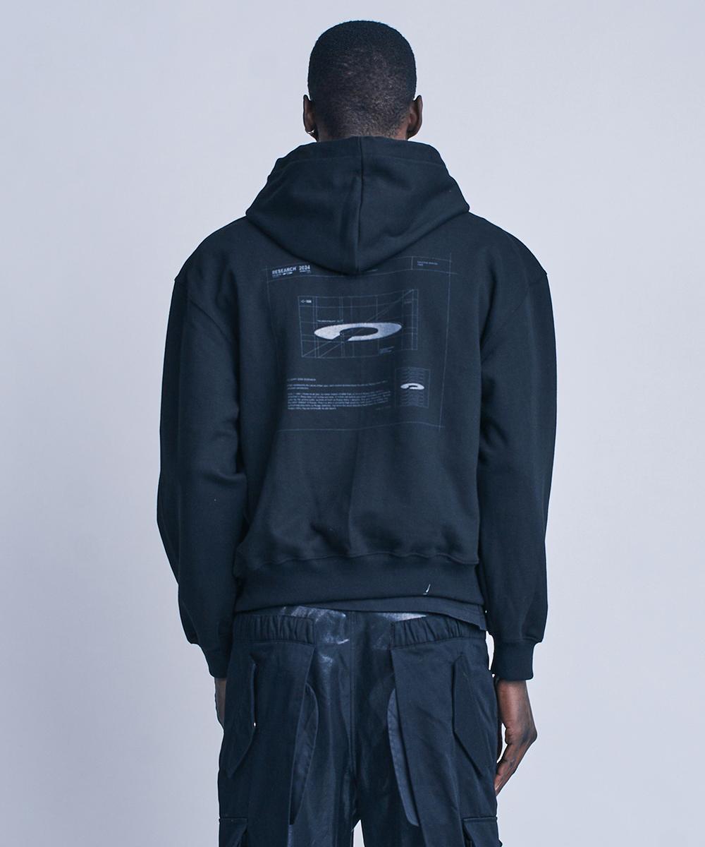 Fdr Logo Blue Print + Embo_Black S (Woman)