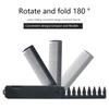Professional 3 In 1 Pocket Folding Combs Wide Tooth Oil Head Comb Beard Combing Barber Hair Clipper Comb Salon Hair Styling Tool