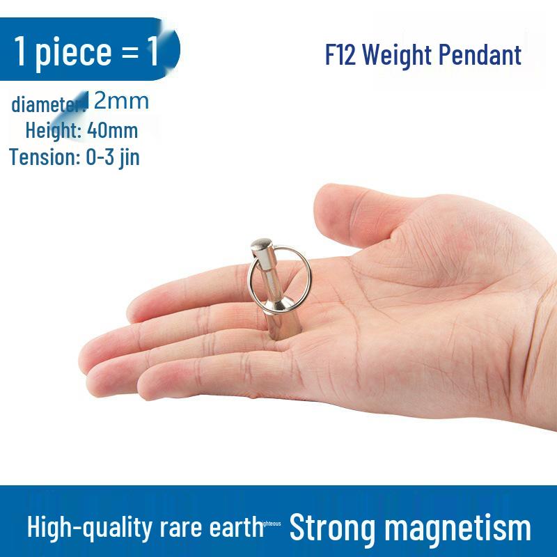 Магнит-брелок из неодима, железа и бора (12-28 мм) - Прочный магнитный держатель из нержавеющей стали