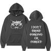 Rapper Destroy Lonely Hoodies I Dont Trust Forgive or Forget Text Letters Graphic Printing Autumn Winter Fleece Sweatshirts