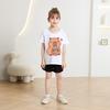 Children T-shirt Kids 100% T-shirt Kid T Shirt Capybara Printed Tops Tee Boys Girls Baby Tee 2-13Y