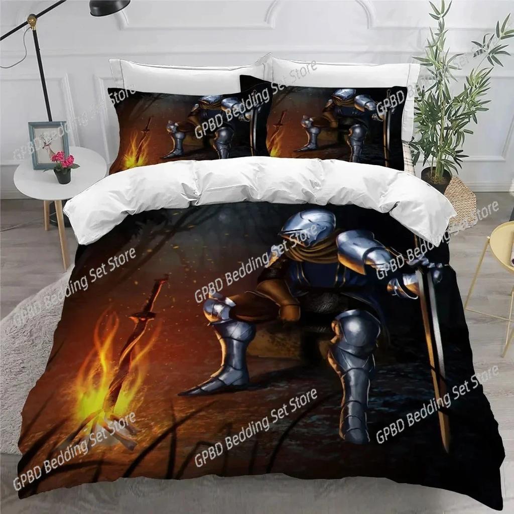 3D Print Holy Knights Bedding Set For Bedroom Soft Modern Bedspreads Comefortable Kids Duvet Cover Quilt Cover And Pillowcase