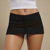 American Sports Casual Drawstring Low Waist A Line Anti Exposure Women Skort