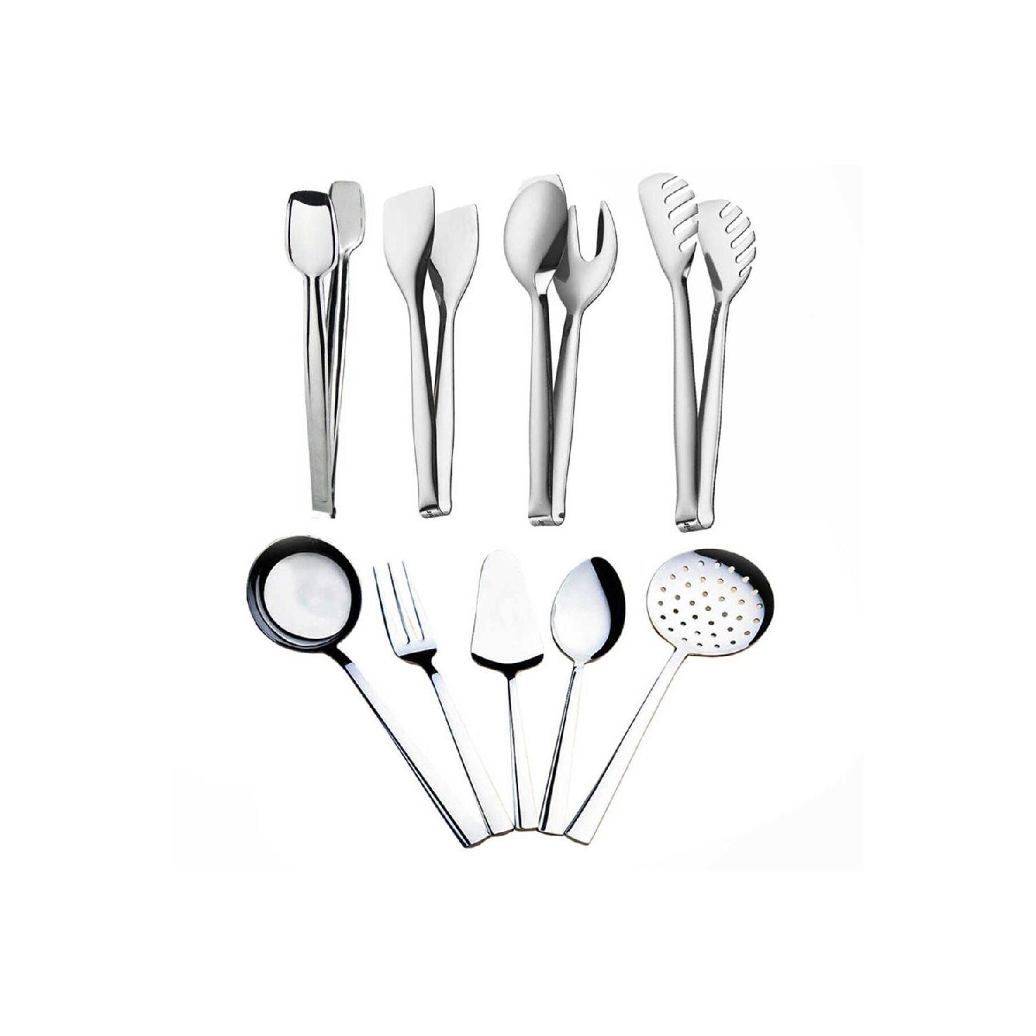

9 Piece Tongs Serving Set чистый