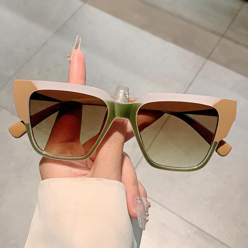 

Vintage Candy Color Square Sunglasses Women For Men Trendy Sun Glasses Punk Luxury Brand Designer Popular Travel Shades Uv400