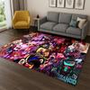 Cartoon H-Hazbin Hotel Charlie Teppich für Schlafzimmer Wohnzimmer Sofa Spielzimmer Fußmatte Heimdekoration, Kinder-Spielbereich Teppich rutschfest