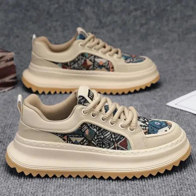 Sneaker Herren Freizeitschuhe Neu Outdoor PU-Leder Plateau Tennis Laufen Sport Wandern Luxus Skateboard Designer Modeschuhe