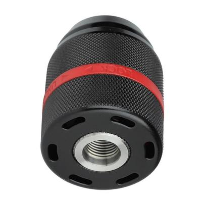 Metal Ratchet Keyless Drill Chuck 3824UNF Thread 0 810mm for Electric Drill with Unique Thrust Bearing and Secure Locking Plate