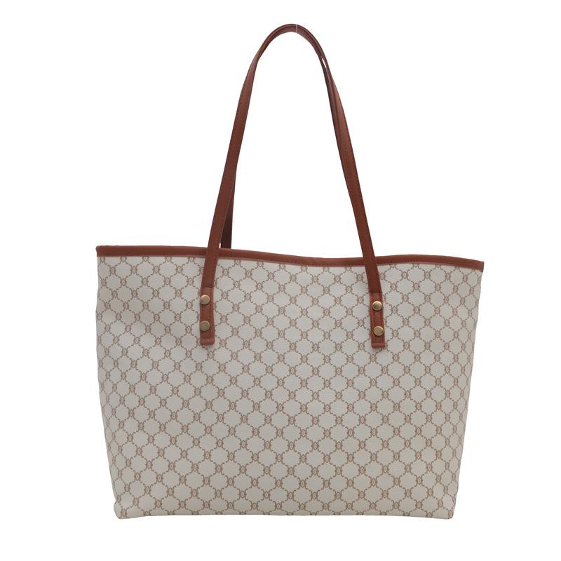 Women's Retro Large-Capacity Tote Bag - Trendy Spring/Summer 2024 Fashion