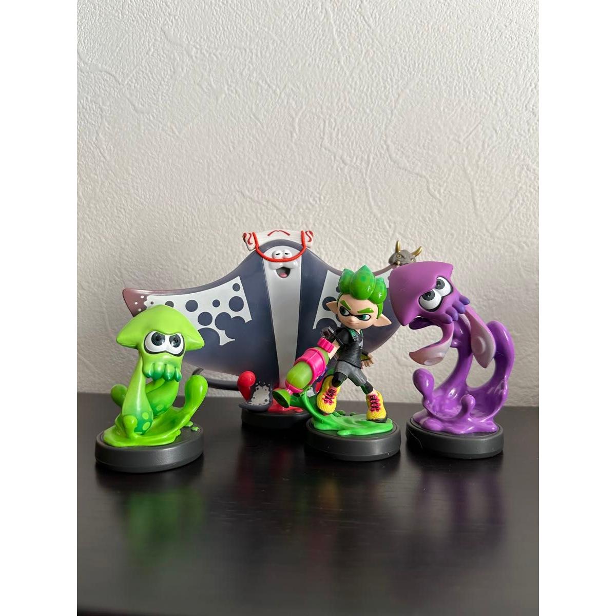 Использованные amiibo Splatoon amiibo кальмаро-мальчик мантару splatoon amiibo