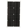 25W Solar Panel IP65 Waterproof 12V 24V Adaptive High Power Over Charge Protection for RV Car Boat Trailer 10A