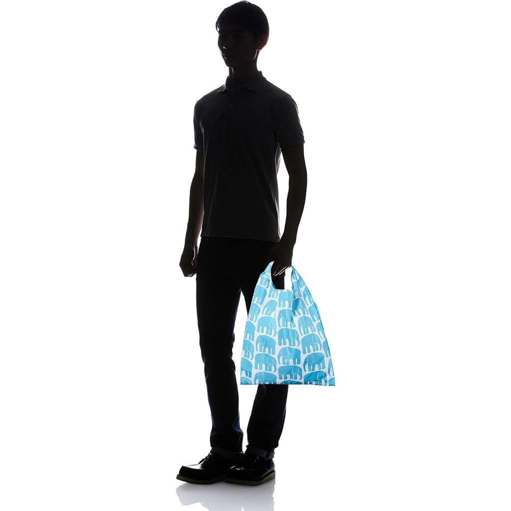 Marushin Elephantie Blue Eco Made with Recycled Perfect for or as a Gift Finlayson/Finlayson Bag, Polyester, Mother's Day, Birthdays, (Product Number
