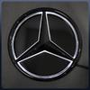 For Mercedes Benz Mirror Emblem Light Car Front Grille Illuminated Logo Star Badge W176 W246 W205 W212 W207 W217 W251 W166 X166