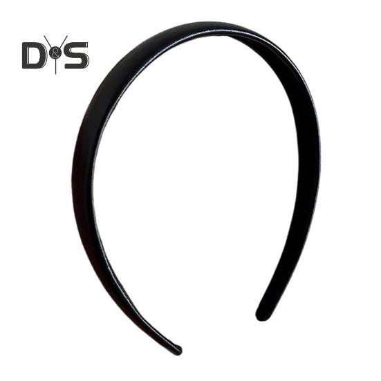 Adjustable Golden Headband Faux Leather Wrapped Thin Hair Hoop Luxurious Finish Satin Material Weddings Hairband