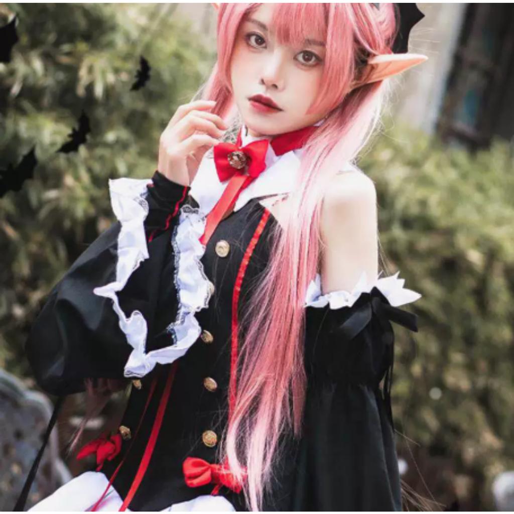 Anime Seraph of the end Krul Tepes Cosplay LolitaDress Vampire Costume Uniform