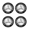 4Pcs 56mm Aluminum Emblem Car Wheel Center Hub Caps Sticker for Mercedes Benz B/C/E/S Class A Class C200L GLC GLK New CLA GLA AIJ5