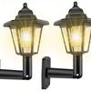 Solar Hexagonal Palace Lantern: Outdoor Garden Decorative Lamp with Wall, Ground Stake Options - New Model