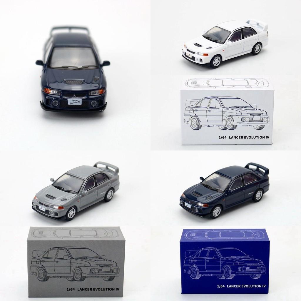 Autotype 1:64 Schaal Legering Mitsubishi Lancer Evo Iv Statisch Speelgoed Voor Verzamelaars En Kinderen