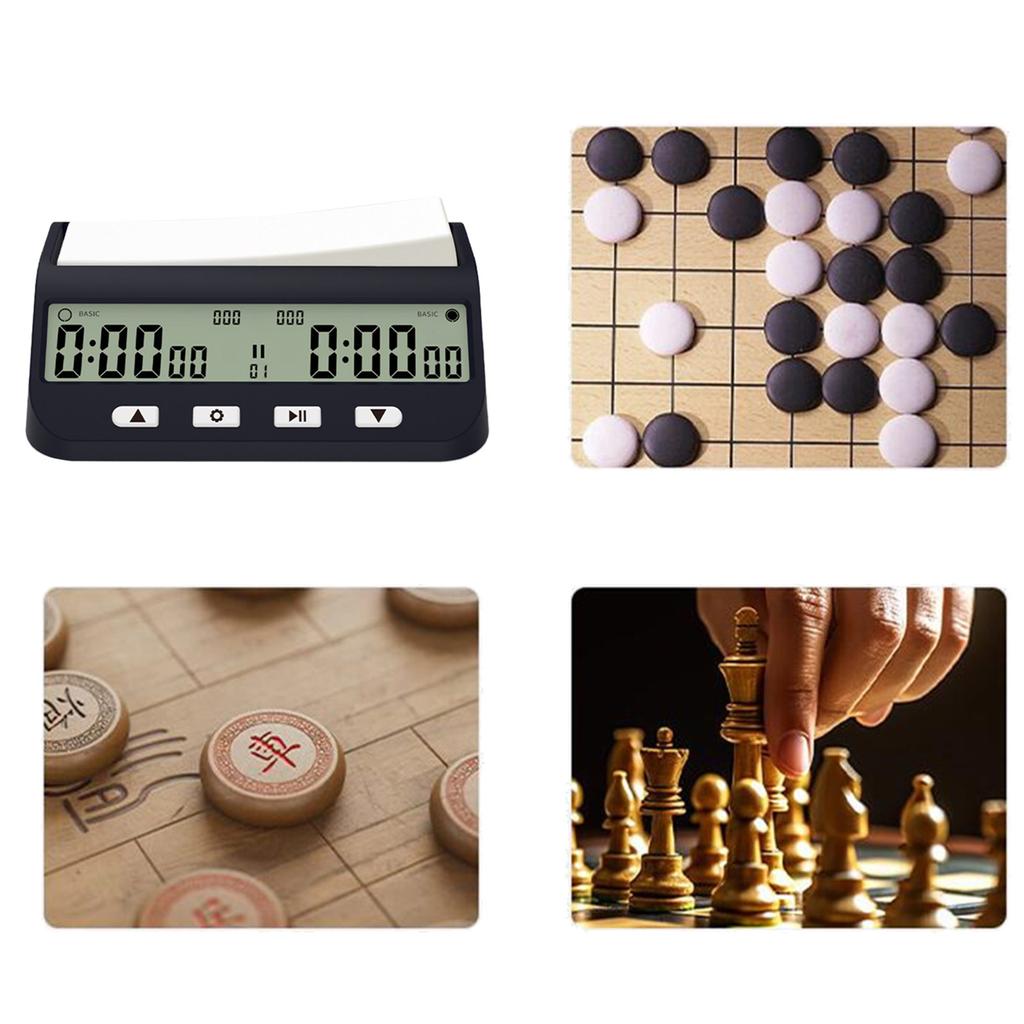 Chess Clocks Profession Portable Digital Chess Board Competition Count Up Count Down Chess Game Electronic Alarm Timer