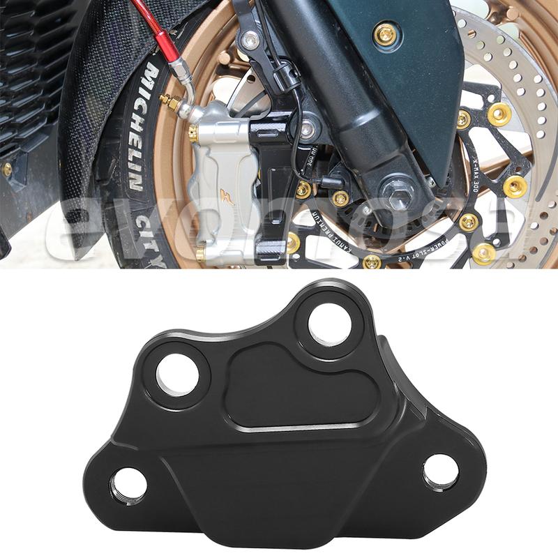 Motorcycle Front Wheel Brake Caliper Bracket Adapter for Yamaha XMAX300 XMA X300 2023 2024 Aluminum Caliper