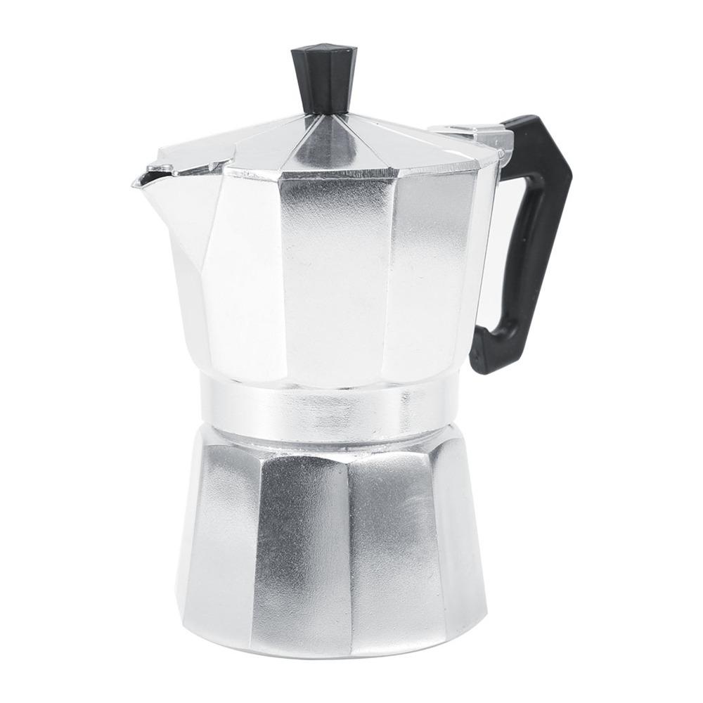Aluminum Moka Pot 2 Cup Size Italian Coffee Maker Stovetop Coffee Percolator  Cafe Brewing