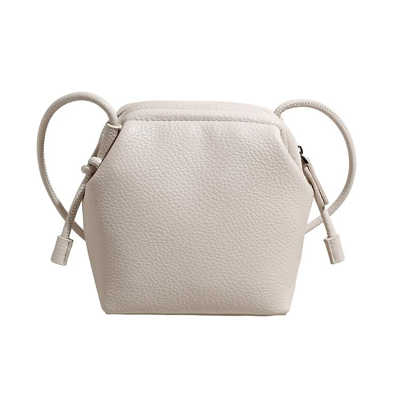 

Solid Color Bag Women s New Shoulder Bag Daily Leisure Commuter Bag Versatile Messenger Bag білий