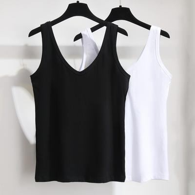 Women T Shirts Fashion Sleeveless Summer V Neck Tops Shirts Plus Size Vest