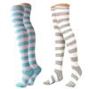 OLYOLY Striped Knee-High Socks Knee Anime Cosplay Costume Kigurumi Loose Border Ladies Stockings