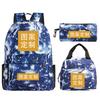 Mindestbestellung Mode Kinder Schultasche Lässiger Rucksack Herstellung Dreiteiliger Rucksack Für Grund- Und Sekundarschüler