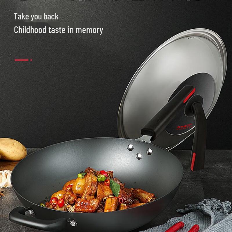 COOKER KING CG32SZ Non-Oxidizing Cast Iron Wok