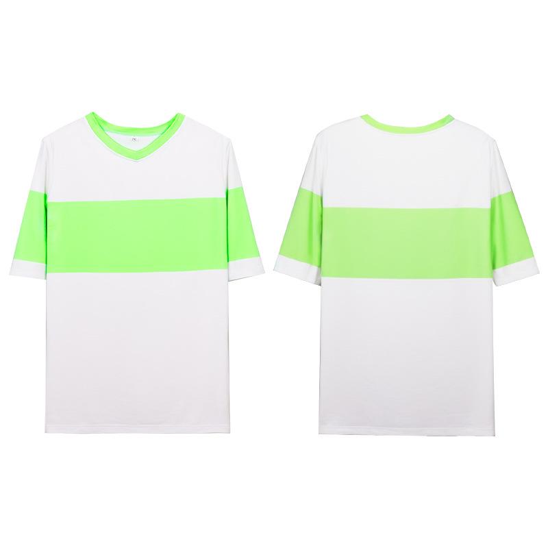 Casual Spirited Away Haku Costume Set: Short-Sleeved Loose Fit for Everyday Wear