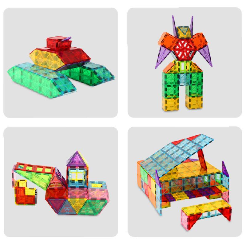 Building Blocks Magnetic Stem Learning Toy 2d 3d Children Toy Gift Creativity