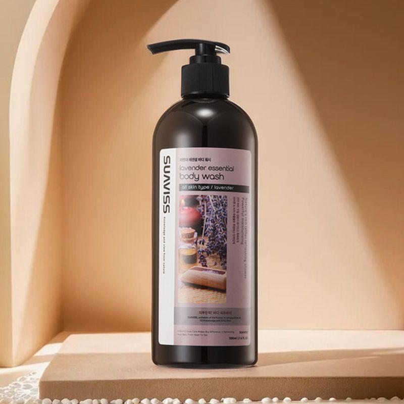 Suavis Lavender Essential Body Wash 500ml x 2