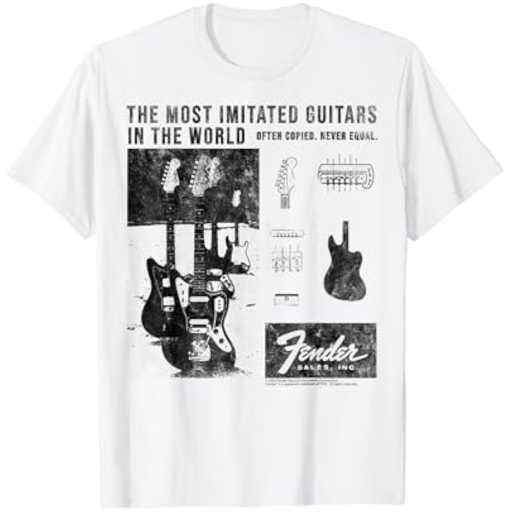 Fender The Most Imitated Guitars In The World T-shirt
