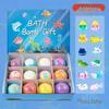 Cartoon Animal Bath Bomb Set: Fragrant Exploding Salt Balls for Kids - Bath Toy & Gift Box
